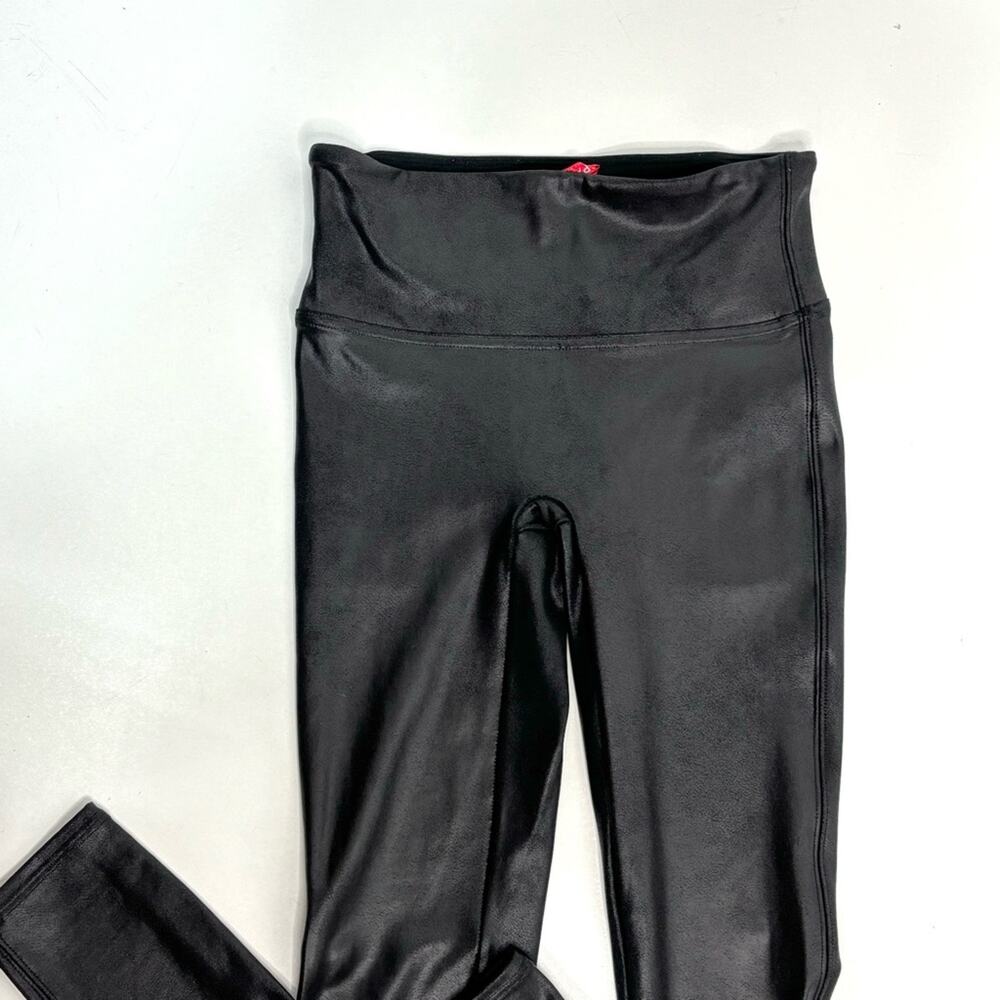 Spanx Faux Leather High Waisted Leggings Black S - Picture 3 of 9